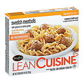 Stouffer's Lean Cuisine swedish meatballs with pasta in a savory gravy Left Picture